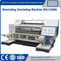 Hdpe plastic film slitting rewinding machine